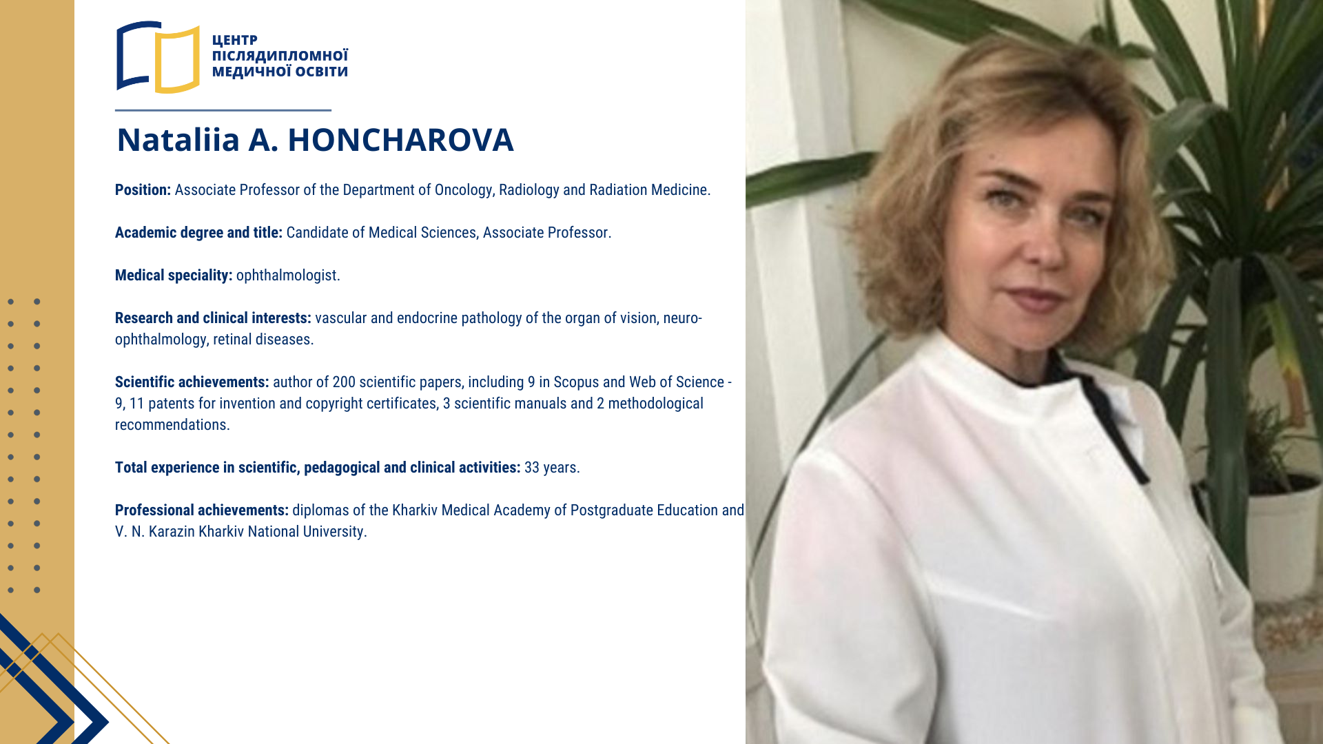 Nataliia A. HONCHAROVA